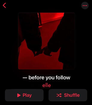 before you follow, elle