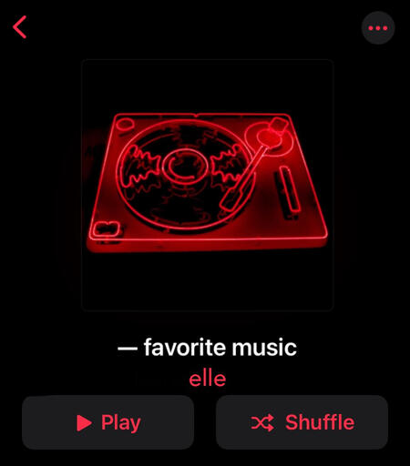 favorite music, elle